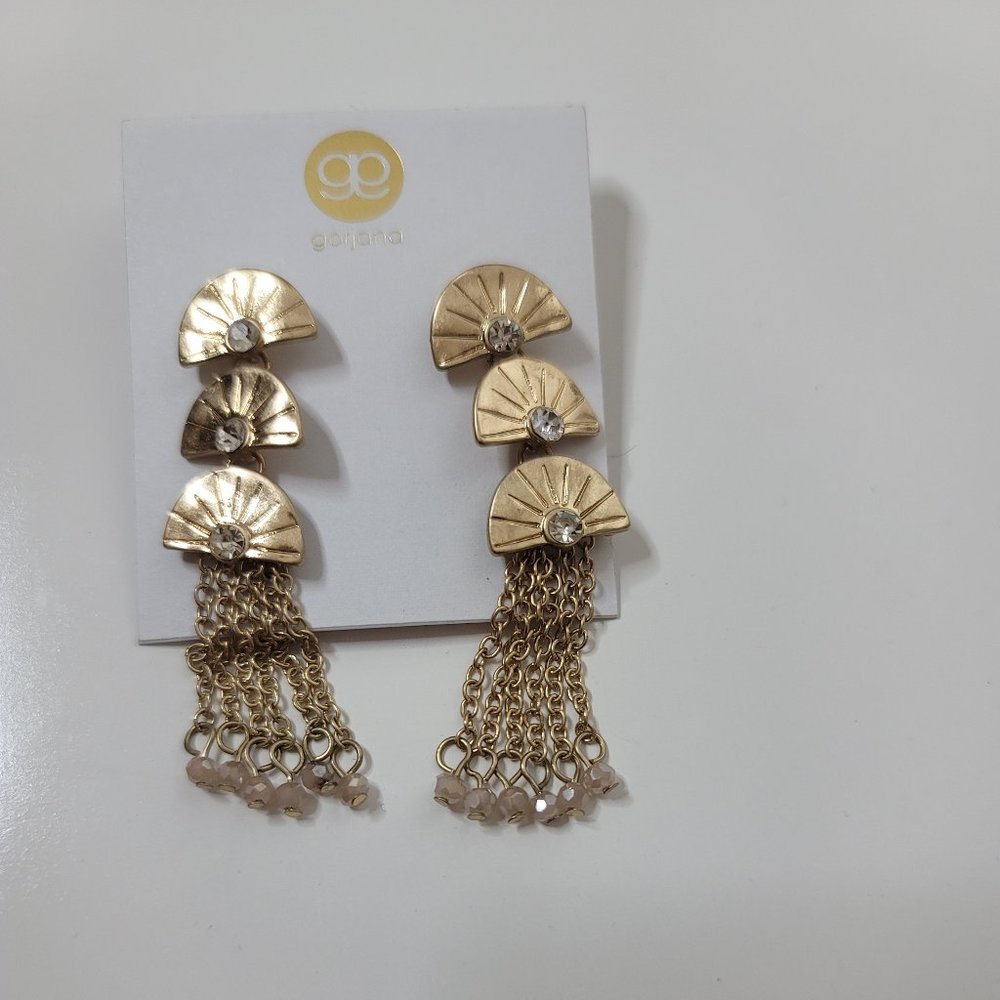 New Gorjana Gold Drop Earrings
